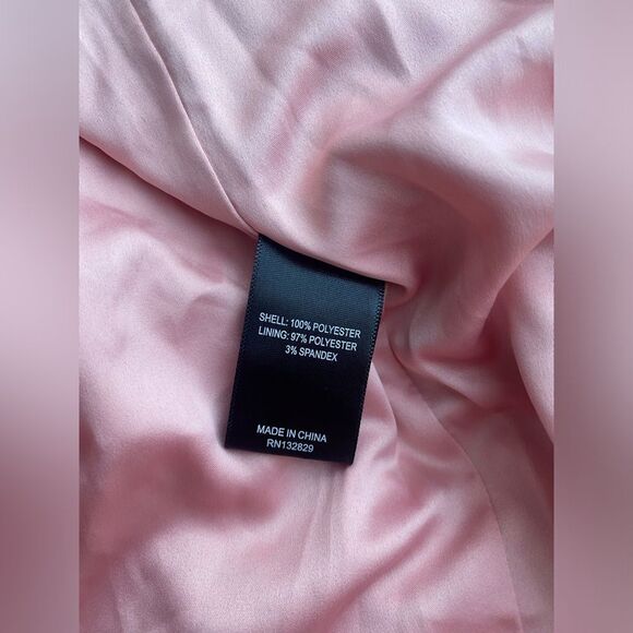 NWT Michael Costello X  Revolve  Pink Chiffon Size Large various ways to use - Picture 10 of 11